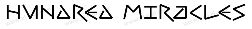Hundred Miracles Reg字体转换
